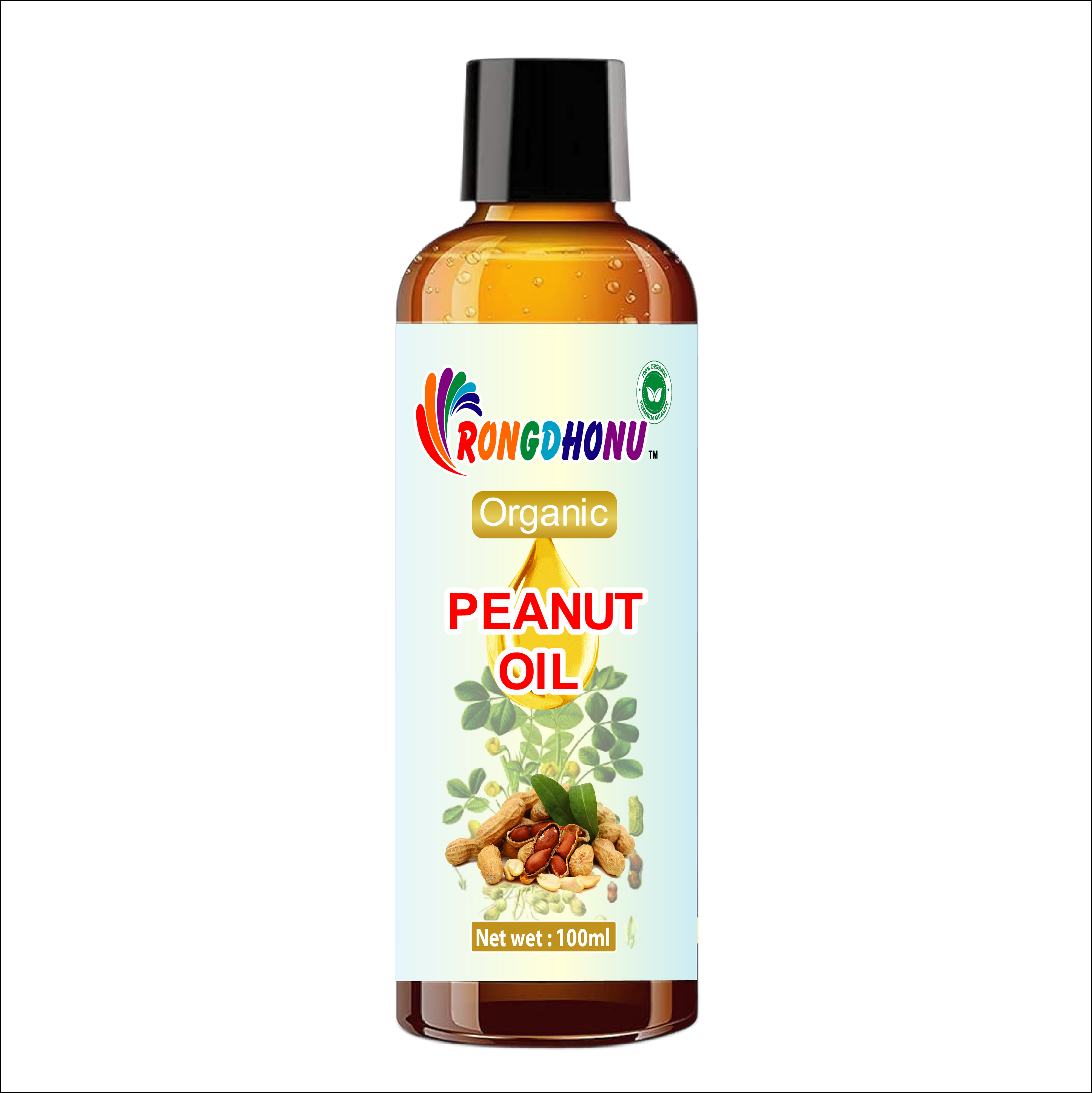 Premium Organic Peanut Oil (চিনা বাদাম তেল)