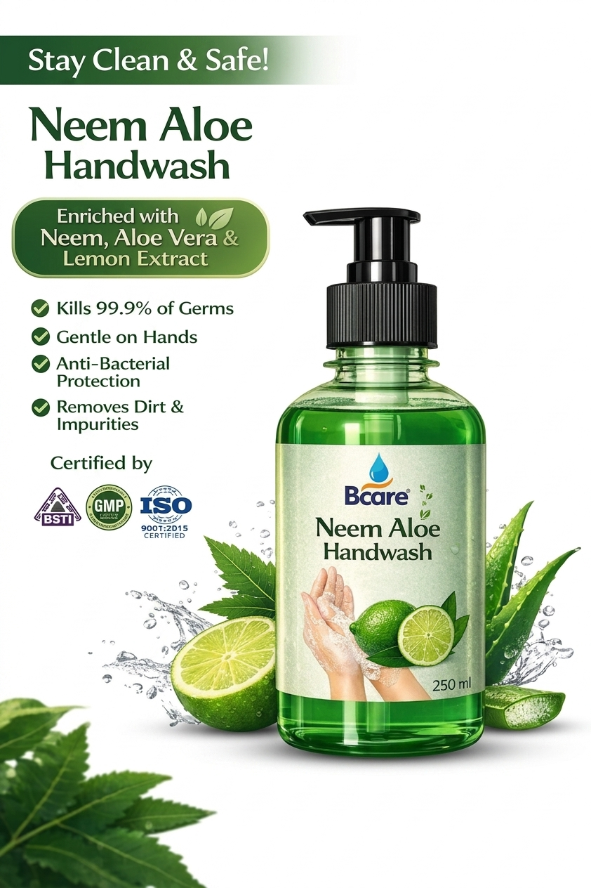 Bcare Neem Aloe Handwash 250ml